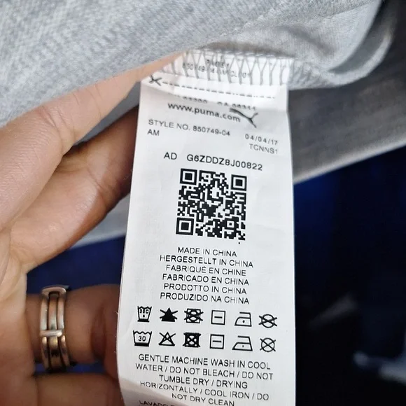 Puma cropped workout top Gray - Picture 6 of 7